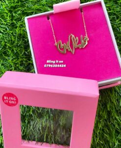 Palestine Calligraphy Necklace - 925 sterling silver