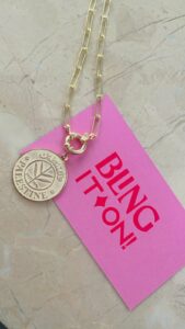 Palestinian Coin Paperclip Necklace – 925 Sterling Silver