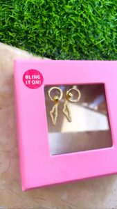 Palestine Map Hoop Earrings