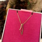 Palestine Map Necklace in 925 sterling silver with zircon stones in white, black, red, and green, ships worldwide (UAE, USA, KSA)