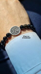 Onyx Stone Men Bracelet