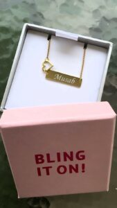 Elegant 925 sterling silver bar bracelet – fully customizable engraving