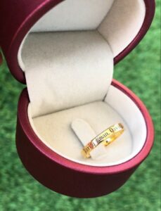 Dainty Ring Engraved