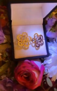 Flower Shaped Cufflinks – 925 Sterling Silver personalized gift