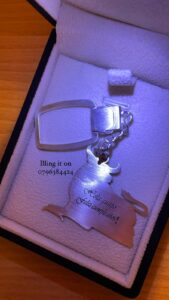 Custom Animal Keychain – 925 Sterling Silver Personalized Gift