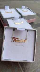 Butterfly Name Necklace