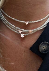 Heart Pearl Necklace