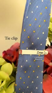 Men’s Tie Clip in 925 sterling silver or gold plating, elegant formal accessory, ships worldwide (UAE, USA, KSA)