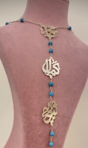 Circular Layered Family Necklace made of 925 sterling silver