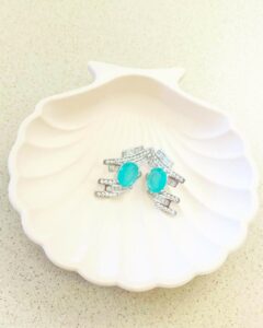 Tourmaline Statement Earrings