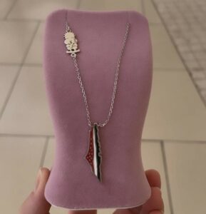 Watermelon Handala Necklace