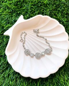 Square Dainty Sparkles Bracelet