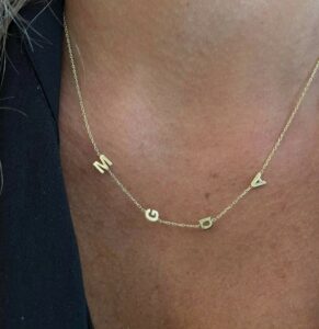 Mini Letters Necklace