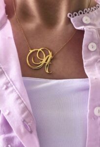 Disney Font Letter Necklace