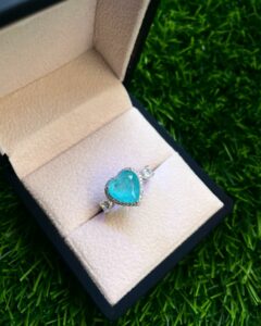 Tourmaline Heart Ring