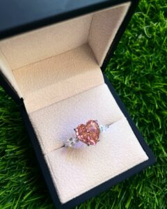 Pink Topaz Ring