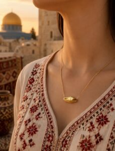 Zaytona Necklace - 925 Sterling silver ( Big Size )