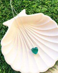 Emerald Heart Necklace