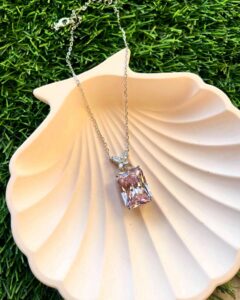 Enchanting Pink Dream Necklace made of 925 sterling silver