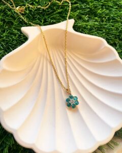 Elegant Fulla Necklace in 925 sterling silver with 18K gold plating