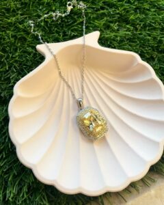 Yellow Topaz Necklace