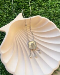 Hamsa Mother of Pearl Necklace