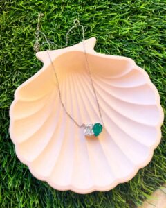 Emerald Drop Necklace
