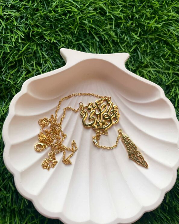 Hometown Palestine Map Necklace in 925 silver, heritage pendant, elegant jewelry, ships worldwide