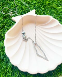 Handala Palestine Map Necklace in 925 sterling silver with Handala figure