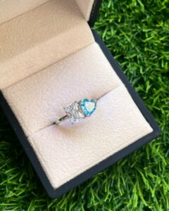 Heart Topaz Ring