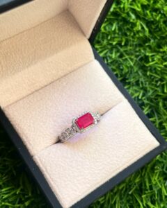 Ruby Chain Ring