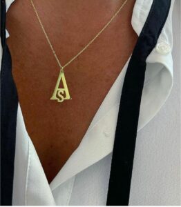 Inside my Heart Letter Necklace