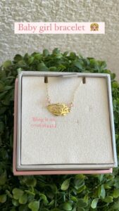 Custom 925 silver birthstone bracelet for girls – Blingiton