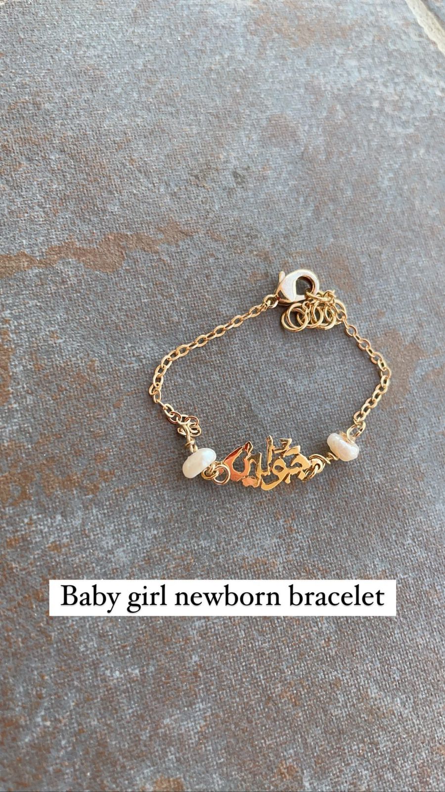 Pearl Name Bracelet for Baby Girls: Embrace Luxurious Elegance with Blingiton