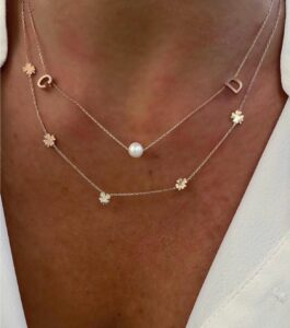 Delicate fine jewelry necklace