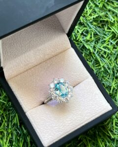 Aquamarine Statement Ring