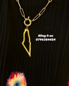 Paperclip Outline Necklace