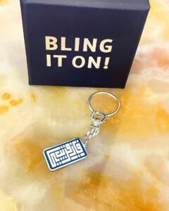 Engrave Your Words Keychain - 925 Sterling Silver