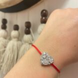 I Love You Bracelet in 925 Sterling Silver – elegant silver bracelet for women, romantic gift, ships worldwide (UAE, USA, KSA).