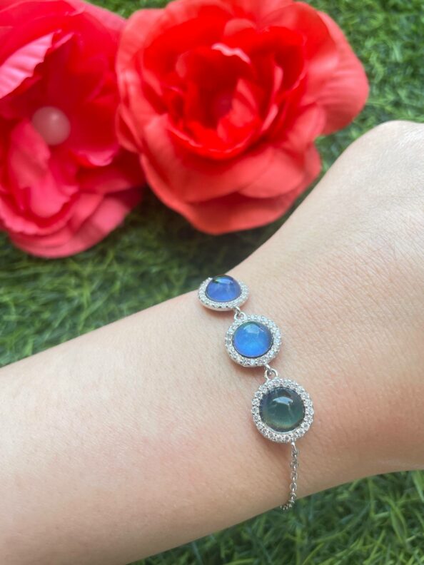 Galaxy Balls Bracelet in 925 Sterling Silver – elegant silver bracelet for women, ships worldwide (Jordan, UAE, USA, KSA).