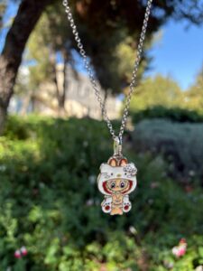 Cute Charmie Kitty Necklace in 925 sterling silver