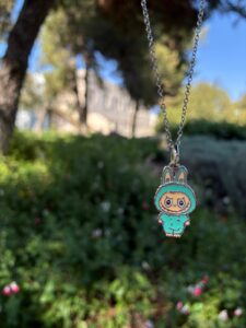 Stunning Charmie Turquoise Necklace made of 925 sterling silver