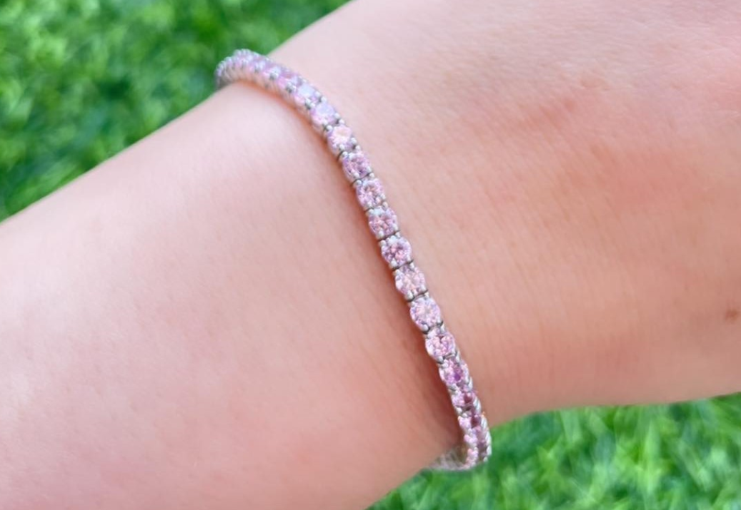 Pink Tennis Bracelet: Feminine Glamour for Every Occasion